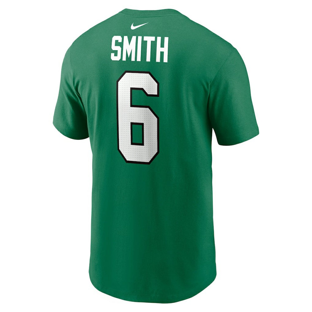 Nike DeVonta Smith Philadelphia Eagles Alternate Player Name & Number T-Shirt Kelly Green
