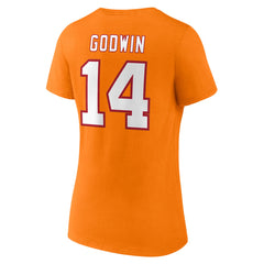Fanatics Chris Godwin Tampa Bay Buccaneers Women's Throwback Player Icon Name & Number T-Shirt Orange
