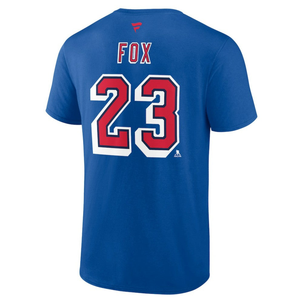 Adam Fox New York Rangers Fanatics Special Edition 2.0 Name & Number T-Shirt - Blue - NHL 5079531