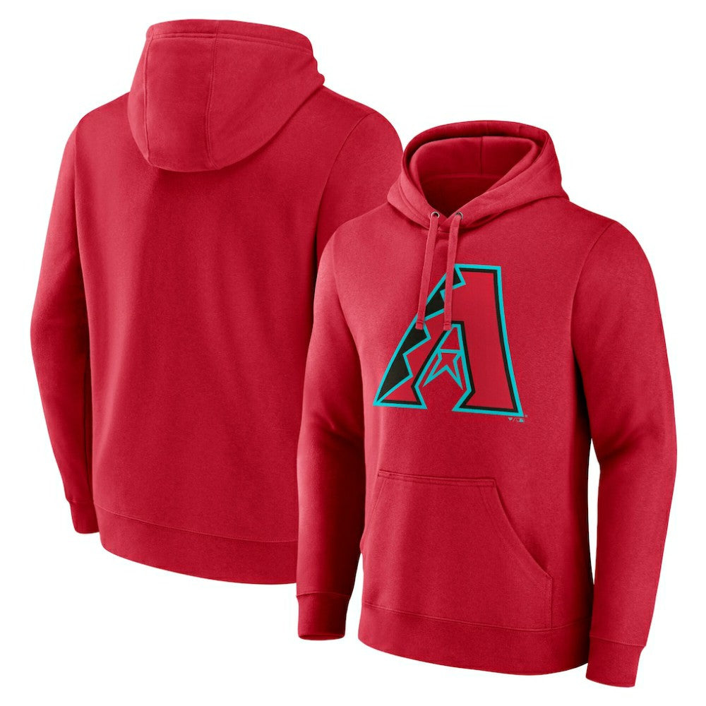 Arizona Diamondbacks Official Logo Pullover Hoodie - Red - MLB Sale