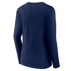 Houston Astros Women's Live For It Long Sleeve Long Sleeve V-Neck T-Shirt - Navy - MLB Sale