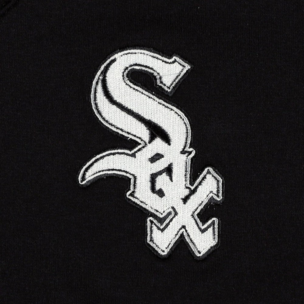 Chicago White Sox DKNY Sport Women's Lily V-Neck Pullover Sweatshirt - Black - MLB on Sale
