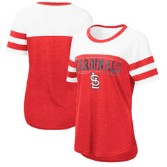 St. Louis Cardinals Touch Women's Setter Lightweight Fitted T-Shirt - Red/White - MLB on Sale