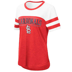 St. Louis Cardinals Touch Women's Setter Lightweight Fitted T-Shirt - Red/White - MLB on Sale