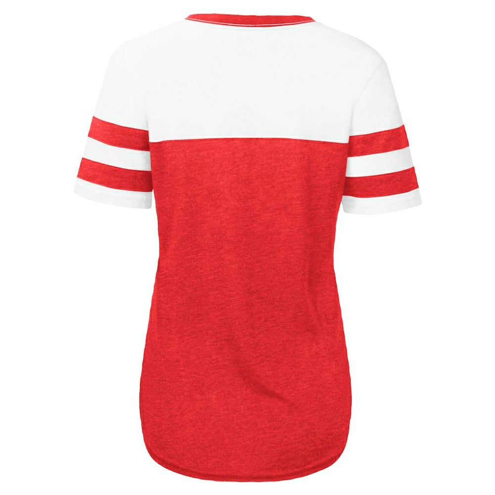 St. Louis Cardinals Touch Women's Setter Lightweight Fitted T-Shirt - Red/White - MLB on Sale