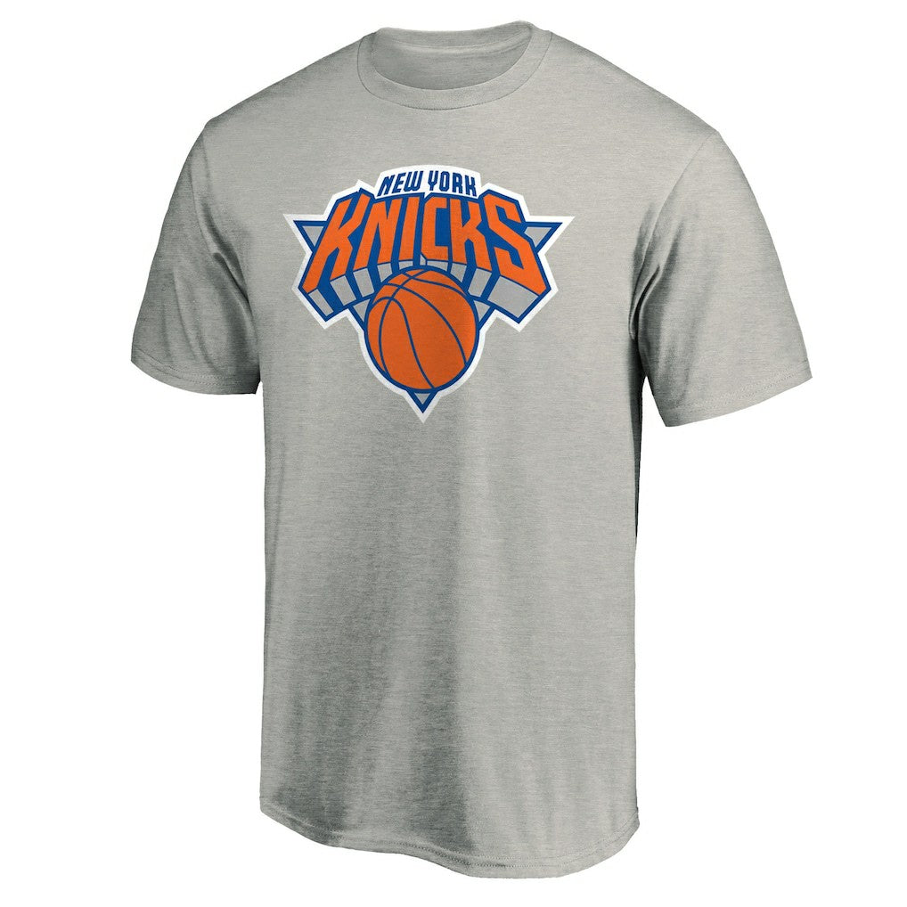 New York Knicks Logo T-Shirt Heather Gray