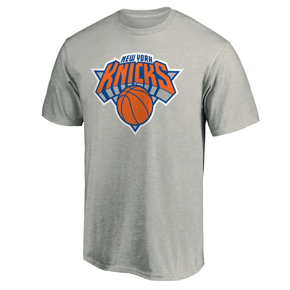 New York Knicks Logo T-Shirt Heather Gray