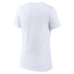 Oklahoma City Thunder Women's Wordmark V-Neck T-Shirt White