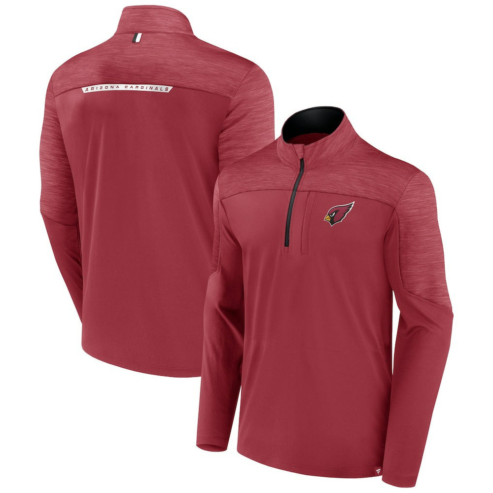 Fanatics Arizona Cardinals Defender Half-Zip Top Cardinal