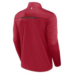 Fanatics Tampa Bay Buccaneers Defender Half-Zip Top Red