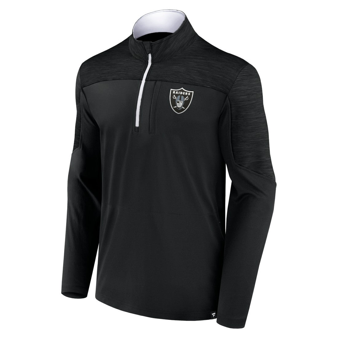 Fanatics Las Vegas Raiders Defender Half-Zip Top Black