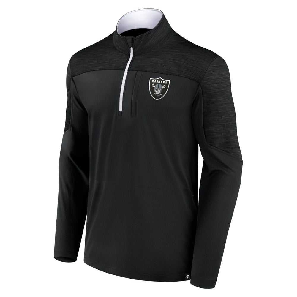 Fanatics Las Vegas Raiders Defender Half-Zip Top Black