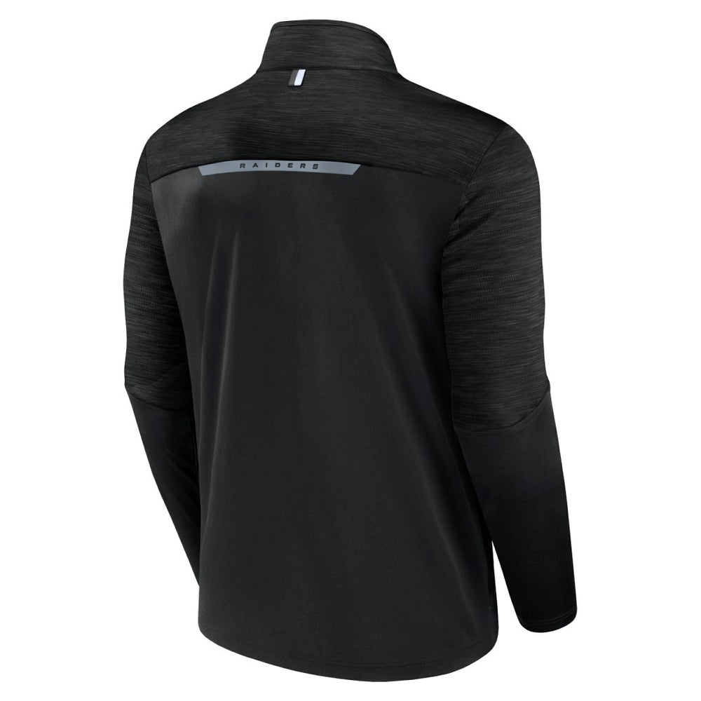 Fanatics Las Vegas Raiders Defender Half-Zip Top Black