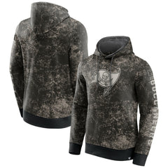 Fanatics Tampa Bay Buccaneers Blackout Tonal Pullover Hoodie Black/Gray