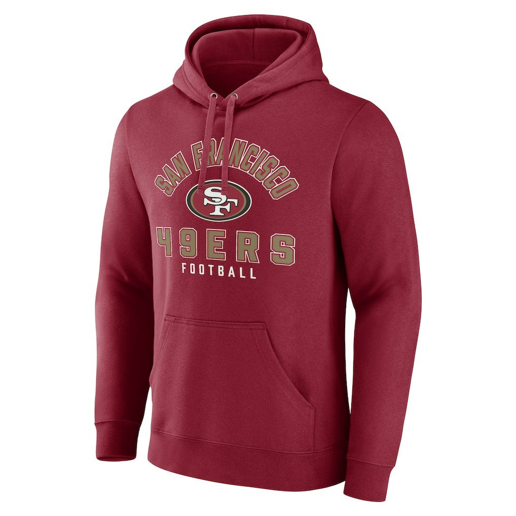 Fanatics San Francisco 49ers Between the Pylons Pullover Hoodie Scarlet