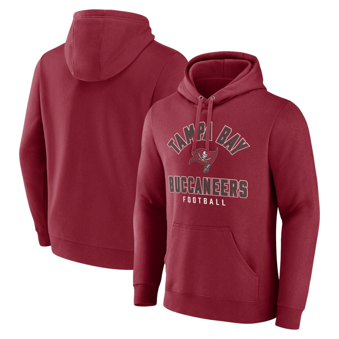 Fanatics Tampa Bay Buccaneers Between the Pylons Pullover Hoodie Red