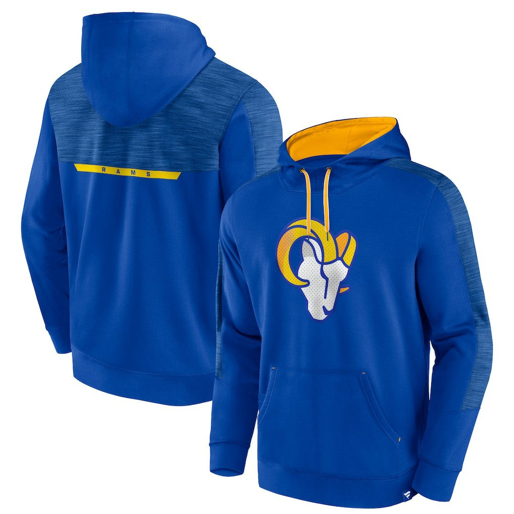Fanatics Los Angeles Rams Defender Evo Pullover Hoodie Royal