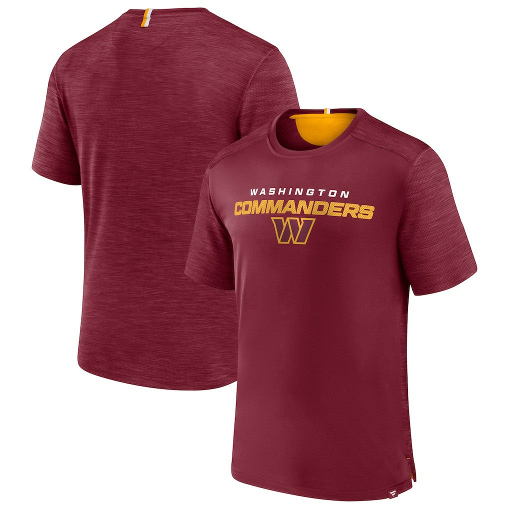 Fanatics Washington Commanders Defender Evo T-Shirt Burgundy
