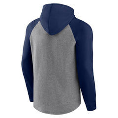 Fanatics Tennessee Titans Favorite Arch Raglan Pullover Hoodie Heather Gray