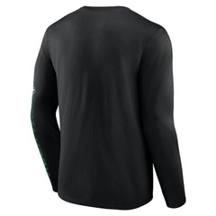 Fanatics New York Jets Helmet Platform Long Sleeve T-Shirt Black