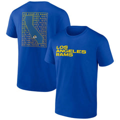 Fanatics Los Angeles Rams Home Field Advantage T-Shirt Royal