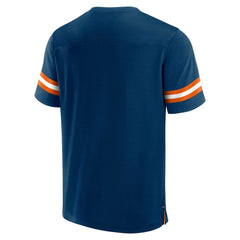 Fanatics Chicago Bears Jersey Tackle V-Neck T-Shirt Navy