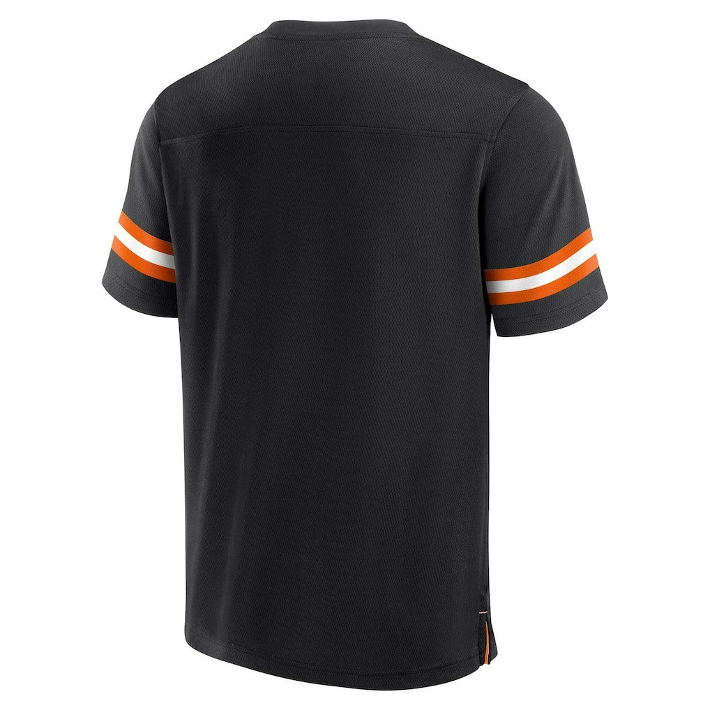 Fanatics Cincinnati Bengals Jersey Tackle V-Neck T-Shirt Black