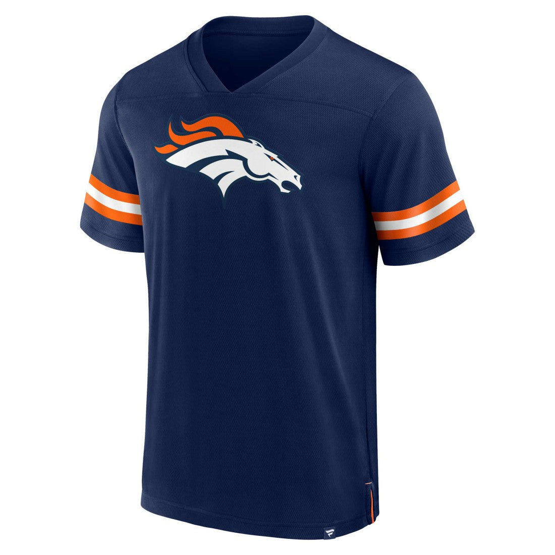 Fanatics Denver Broncos Jersey Tackle V-Neck T-Shirt Navy