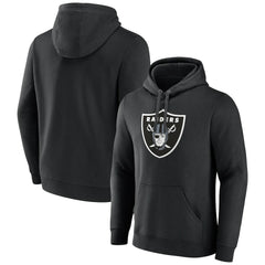 Fanatics Las Vegas Raiders Primary Logo Fleece Pullover Hoodie Black