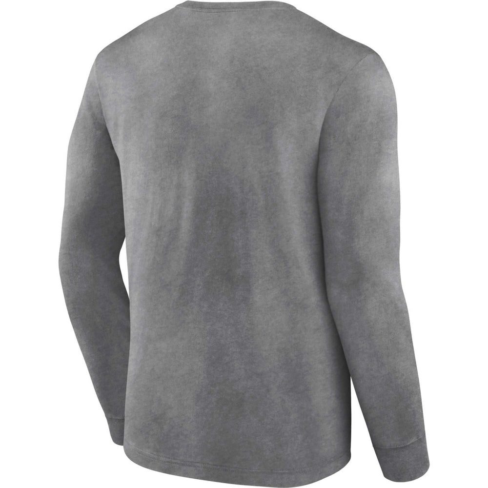 Fanatics Tampa Bay Buccaneers Washed Primary Long Sleeve T-Shirt Heather Charcoal
