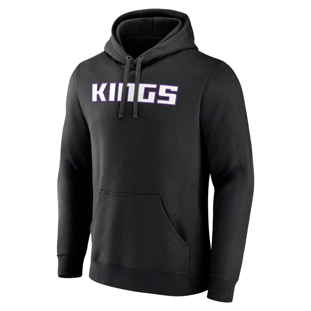 Sacramento Kings Wordmark Team Logo Pullover Hoodie Black