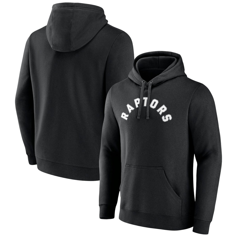 Toronto Raptors Wordmark Team Logo Pullover Hoodie Black