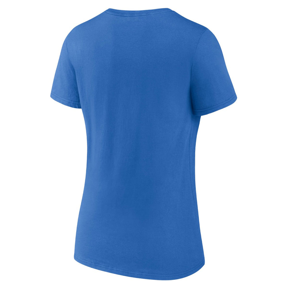 Oklahoma City Thunder Women's Wordmark V-Neck T-Shirt Blue