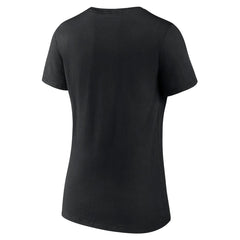 Phoenix Suns Women's Wordmark V-Neck T-Shirt Black