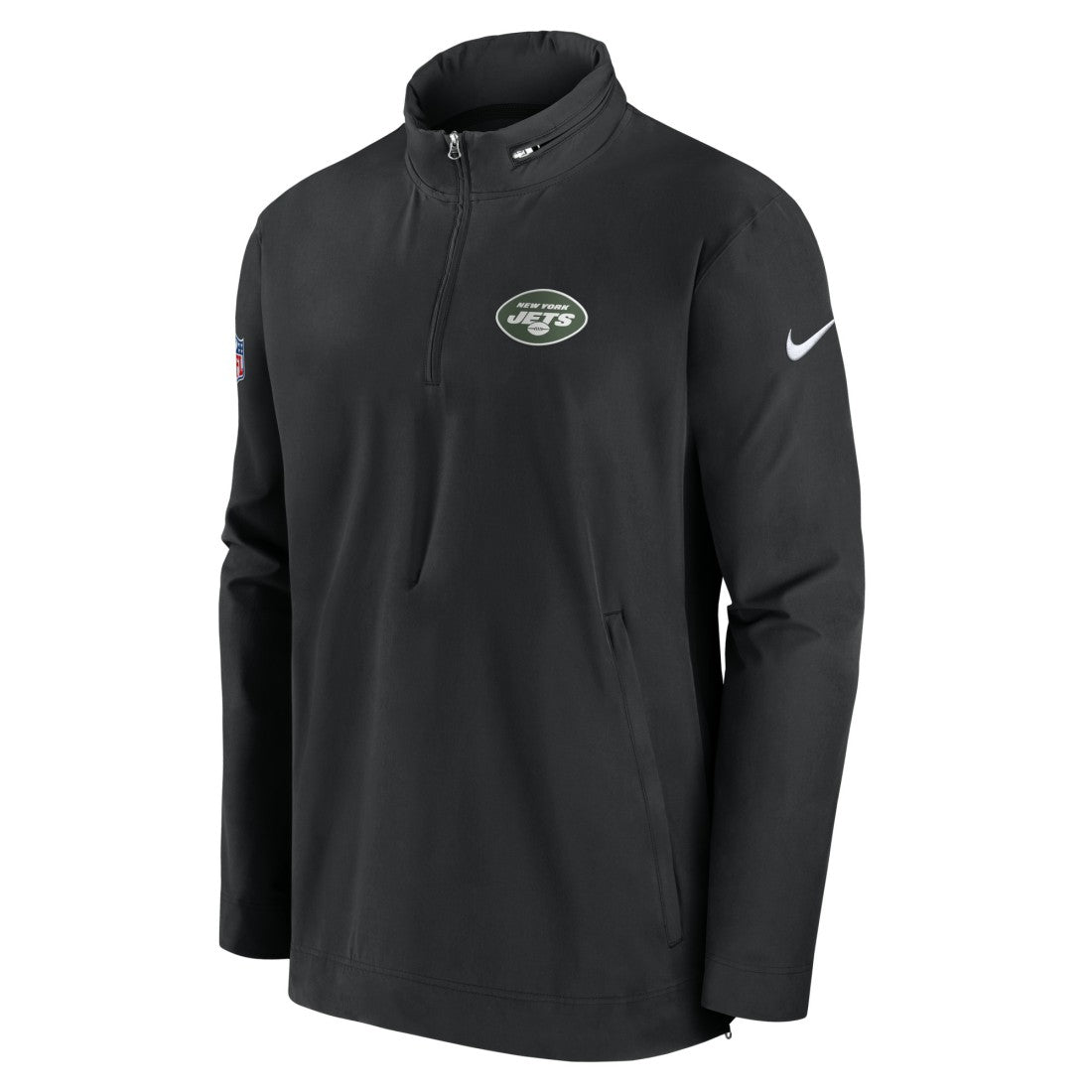 Nike New York Jets Sideline Coach Half-Zip Jacket Black