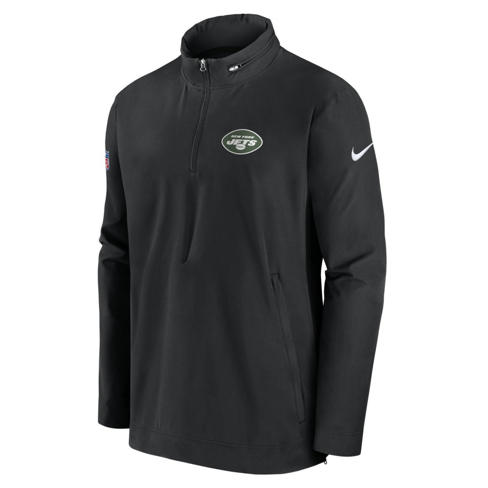Nike New York Jets Sideline Coach Half-Zip Jacket Black