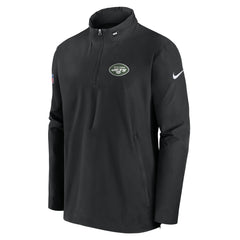 Nike New York Jets Sideline Coach Half-Zip Jacket Black
