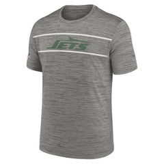 Nike New York Jets Legacy Sideline Performance T-Shirt Heather Charcoal