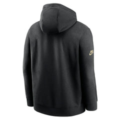 Nike New Orleans Saints 2023 Sideline Club Alternate Tri-Blend Pullover Hoodie Black