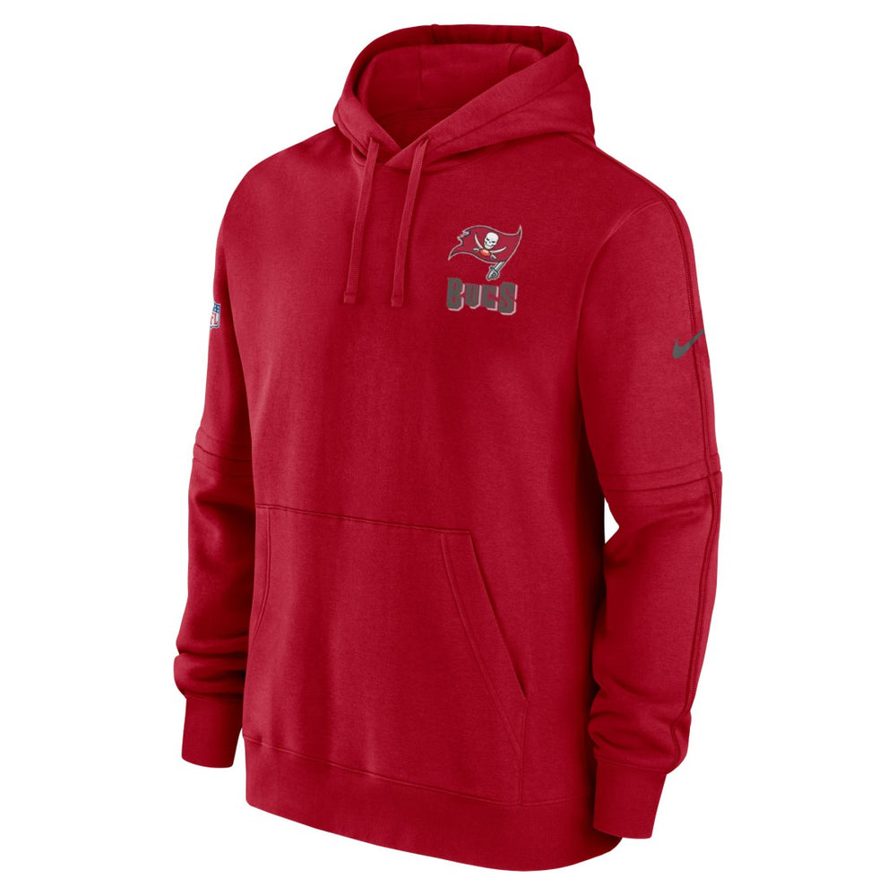 Nike Tampa Bay Buccaneers Sideline Club Fleece Pullover Hoodie Red