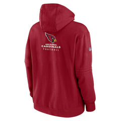 Nike Arizona Cardinals Sideline Club Fleece Pullover Hoodie Cardinal