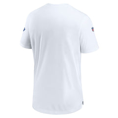 Nike Tennessee Titans Oilers Throwback Sideline Coach Alternate Performance T-Shirt White