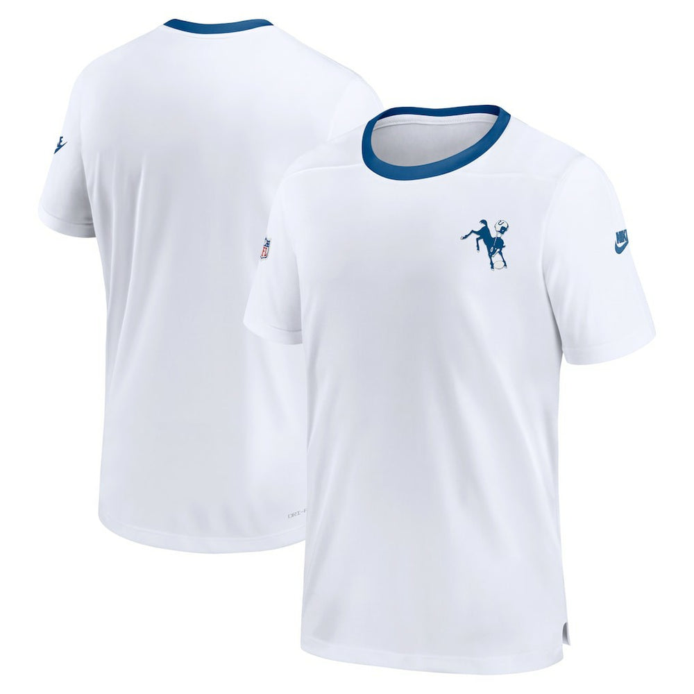 Nike Indianapolis Colts Indiana Nights Alternate Coach Performance T-Shirt White