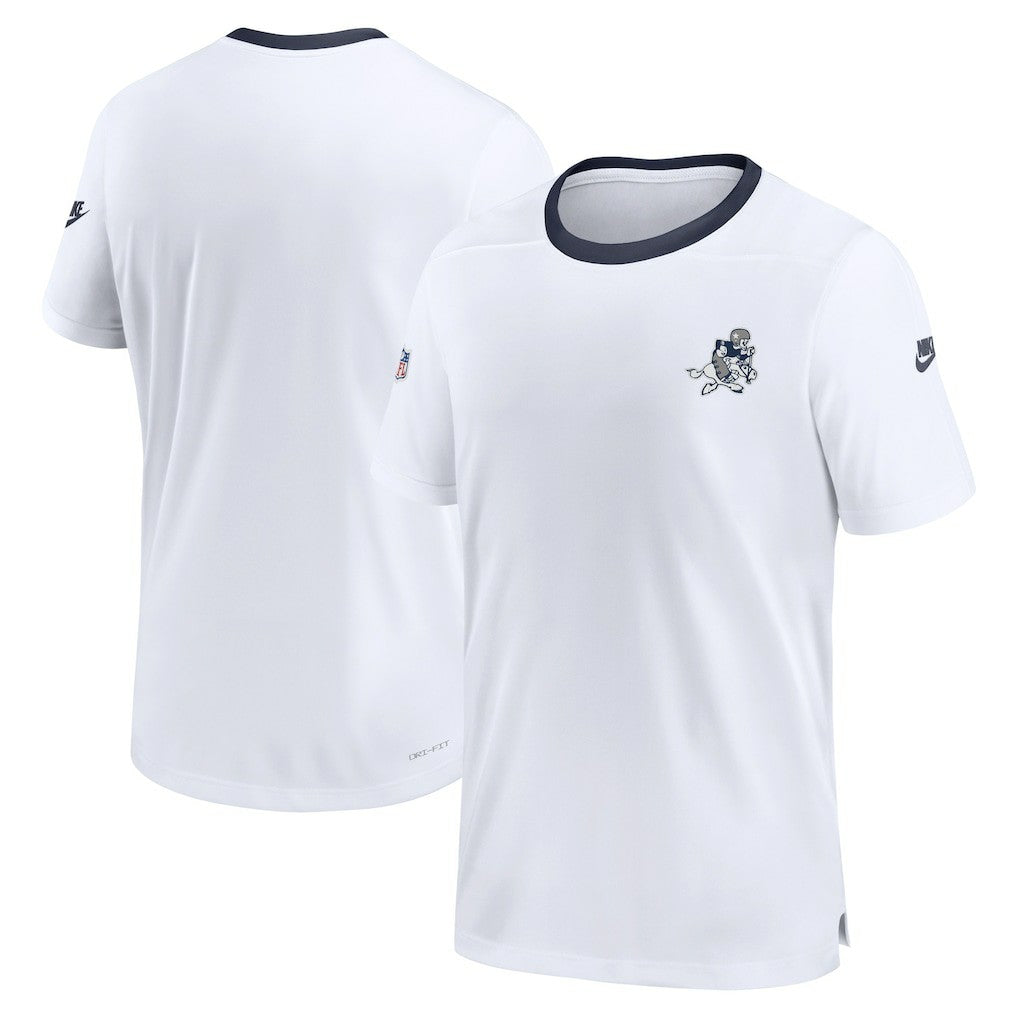 Nike Dallas Cowboys Men's Sideline Coaches Alternate Performance T-Shirt White