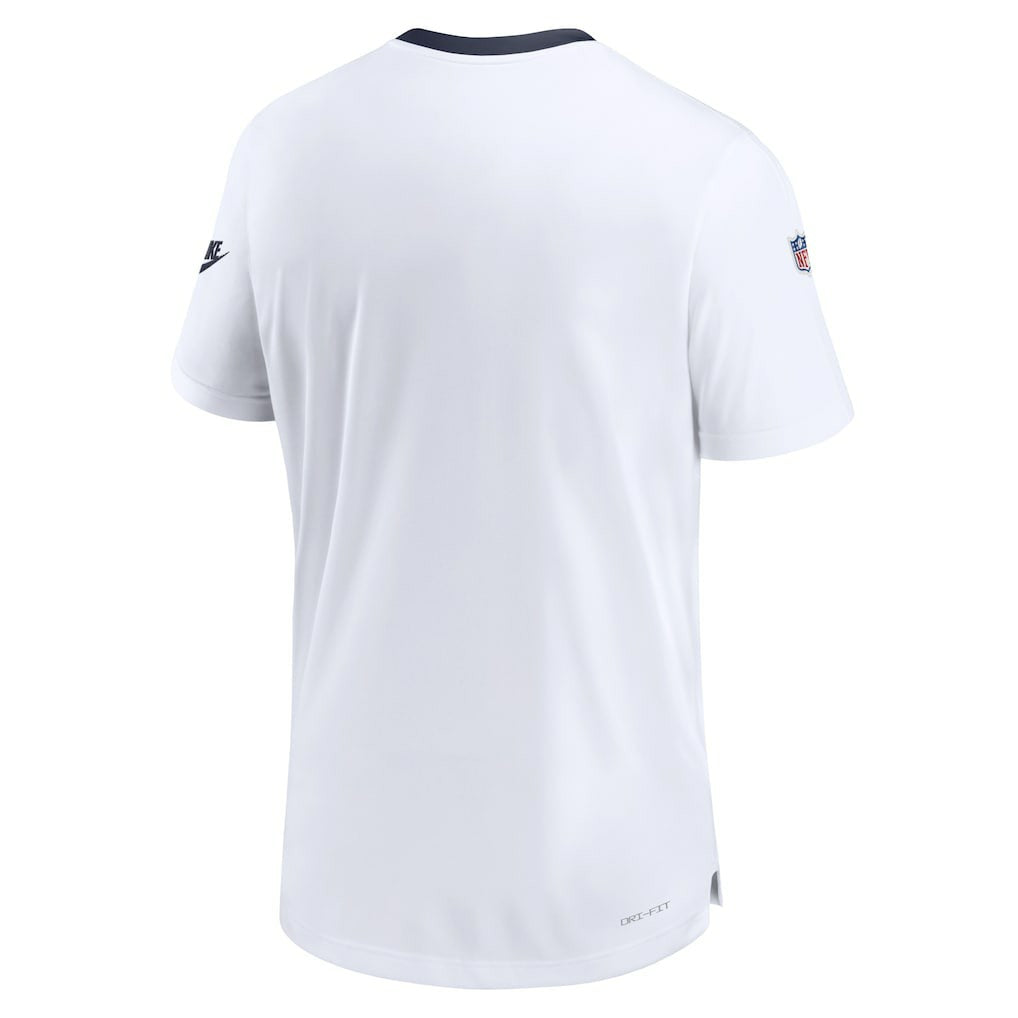 Nike Dallas Cowboys Men's Sideline Coaches Alternate Performance T-Shirt White