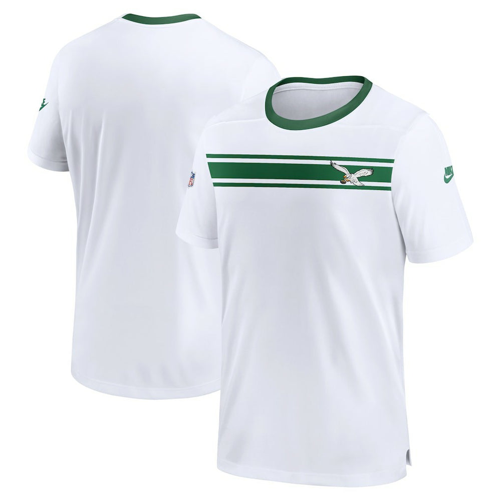 Nike Philadelphia Eagles Men's Sideline Coaches Alternate Performance T-Shirt White