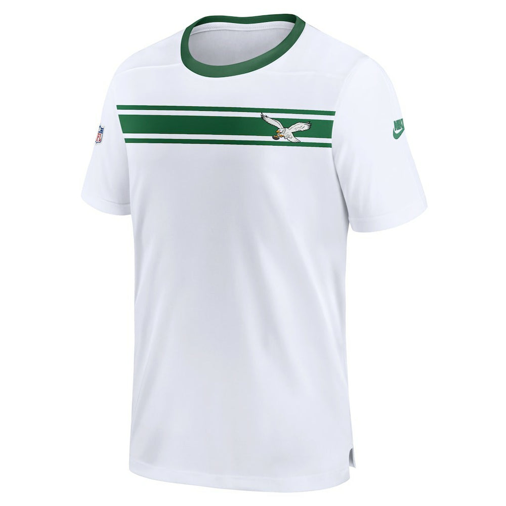 Nike Philadelphia Eagles Men's Sideline Coaches Alternate Performance T-Shirt White