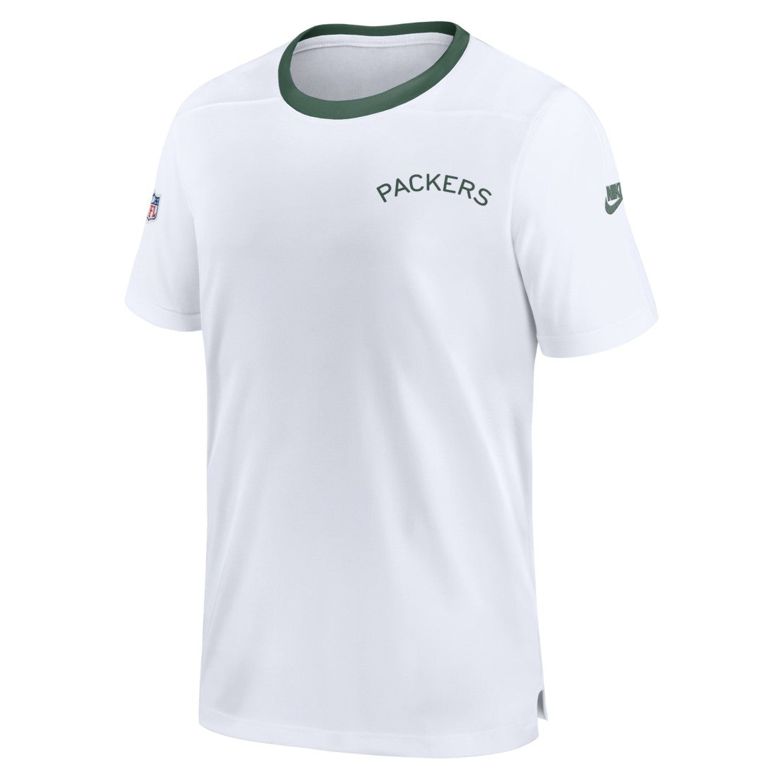 Nike Green Bay Packers Men's Sideline Coaches Alternate Performance T-Shirt White