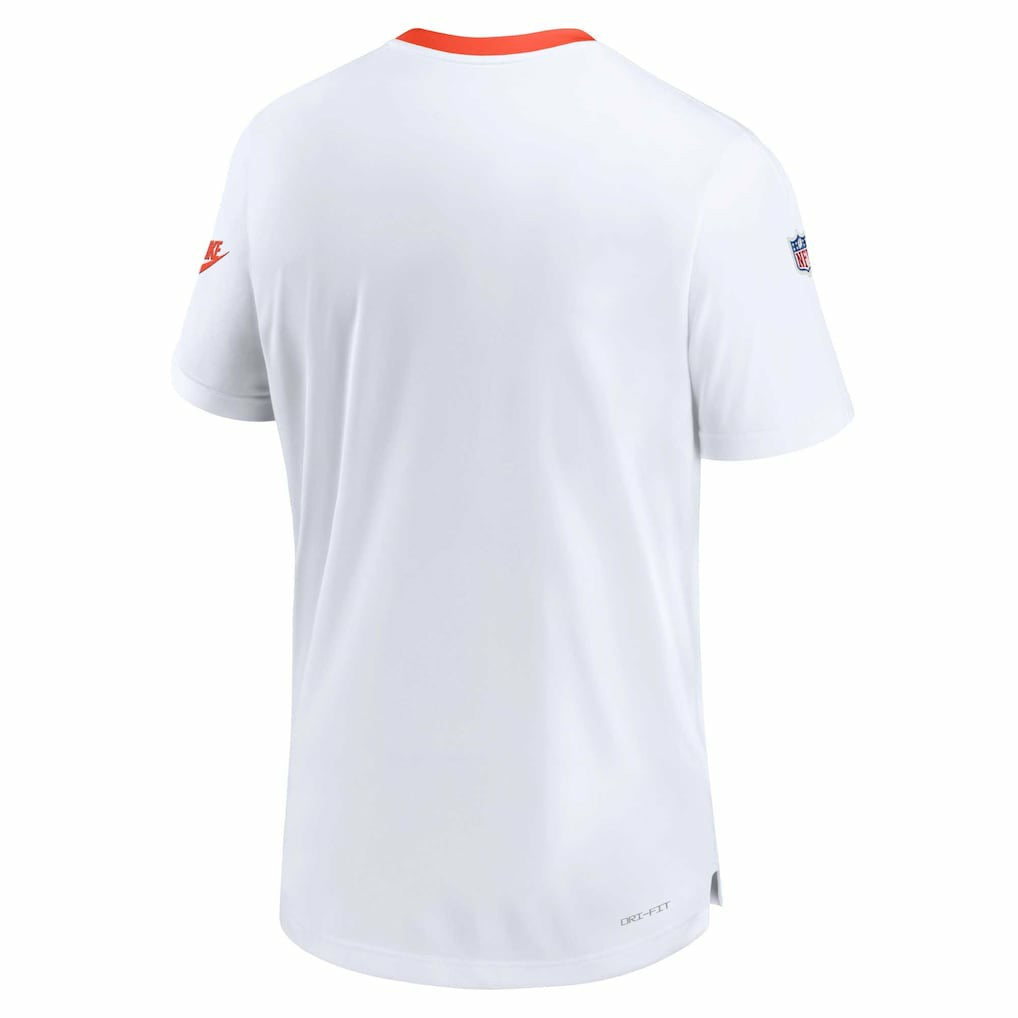 Nike Cleveland Browns Men's Sideline Coaches Alternate Performance T-Shirt White