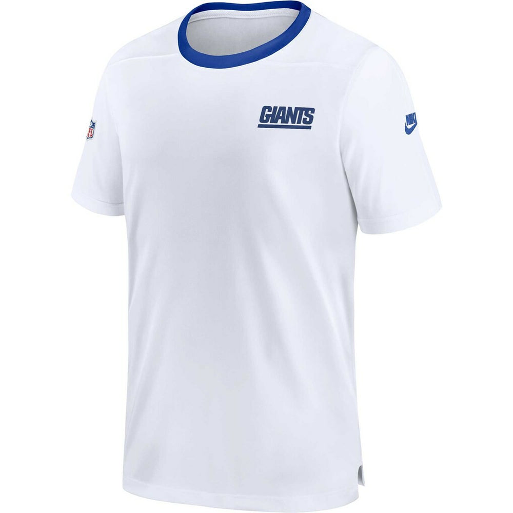 Nike New York Giants Men's Sideline Coaches Alternate Performance T-Shirt White